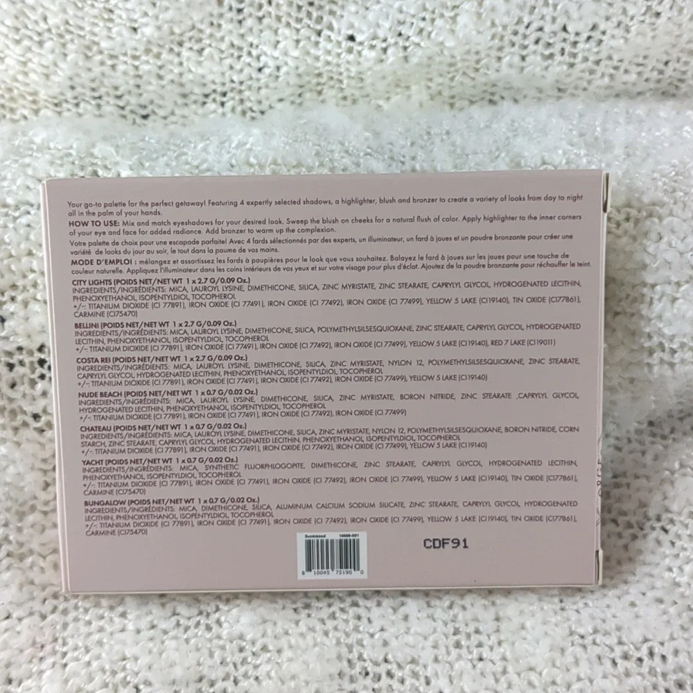 Wander Beauty Getaway Eye & Face Palette in Sunkissed, 9.7g/0.34oz
